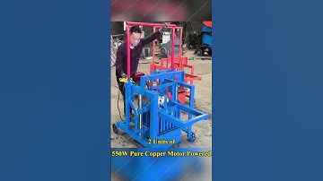 2-45 Direct Push Mobile #concreteblockmachine Block Machine