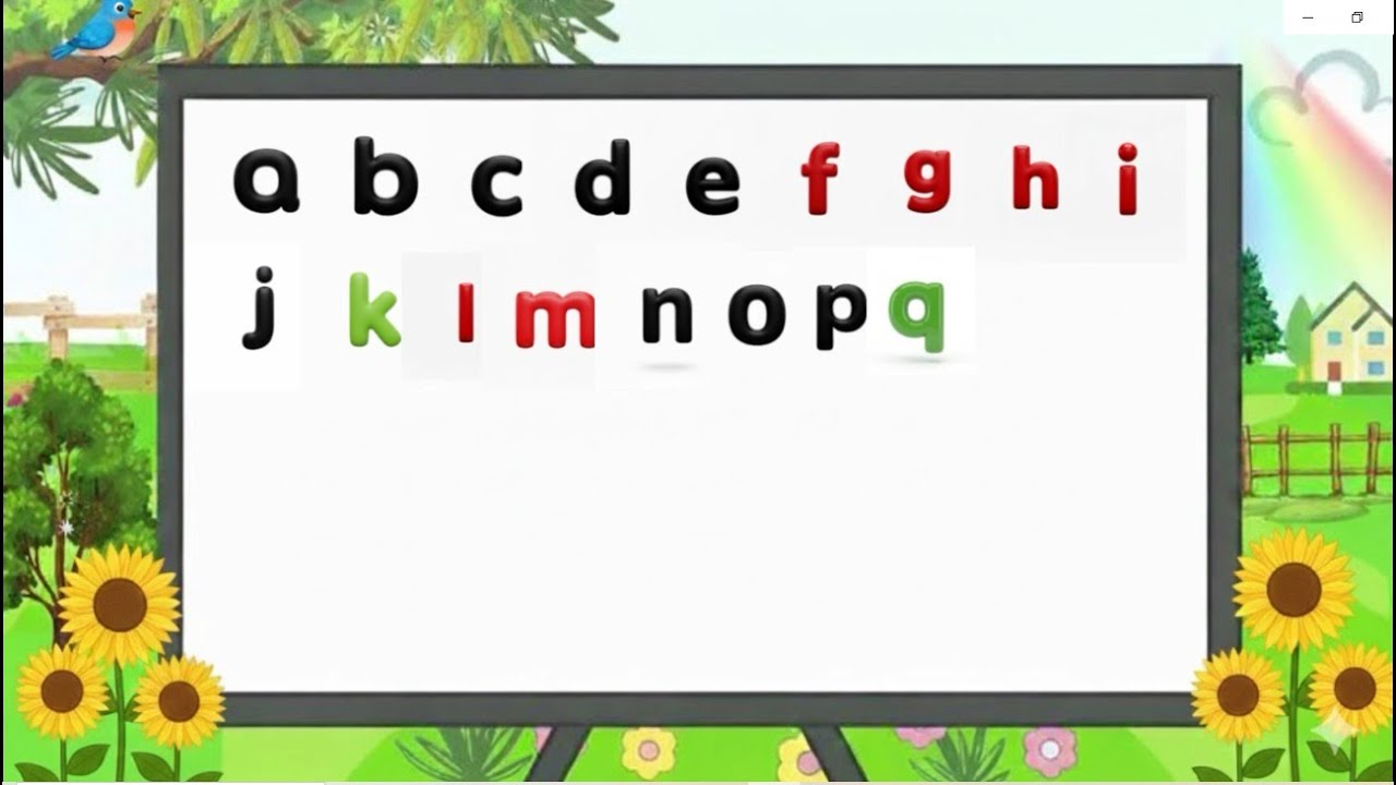 Belajar mengenal huruf part 1