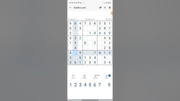 Daily Challenge (31 August 2022) - Game play sudoku
