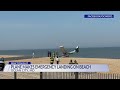 Plane makes emergency landing on Ocean City beach