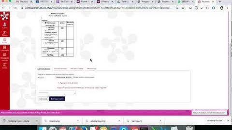 Cómo entregar actividades desde Canvas como estudiante