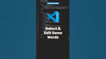 Vs Code Shortcuts | Html And Css #vscode  #coding  #tricks #webdesign #javascript  #htmlcss #shorts