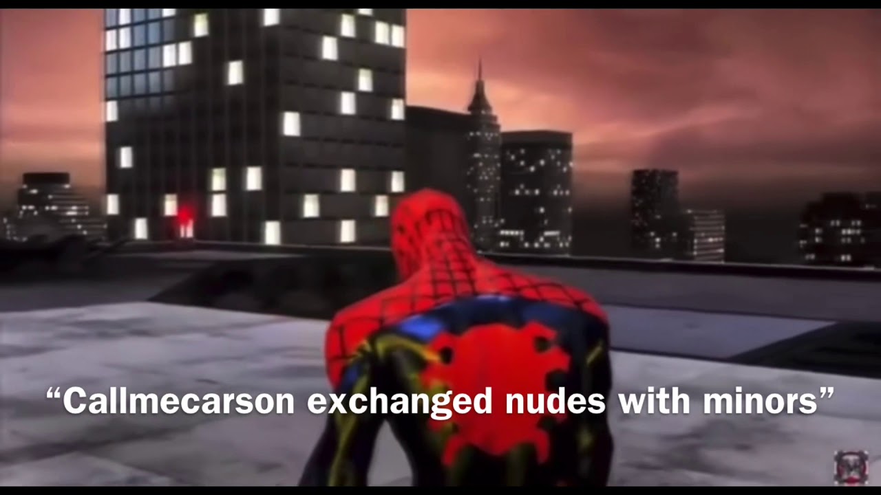 “Callmecarson exchanged nudes with minors”