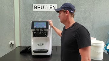 Brullen Soft Serve Machine i26 2020 Model - After Clean Priming Procedure
