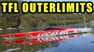 TFL OUTERLIMITS 880MM RC BOAT - 120AMP 6S BEAST - Impressive Performance!