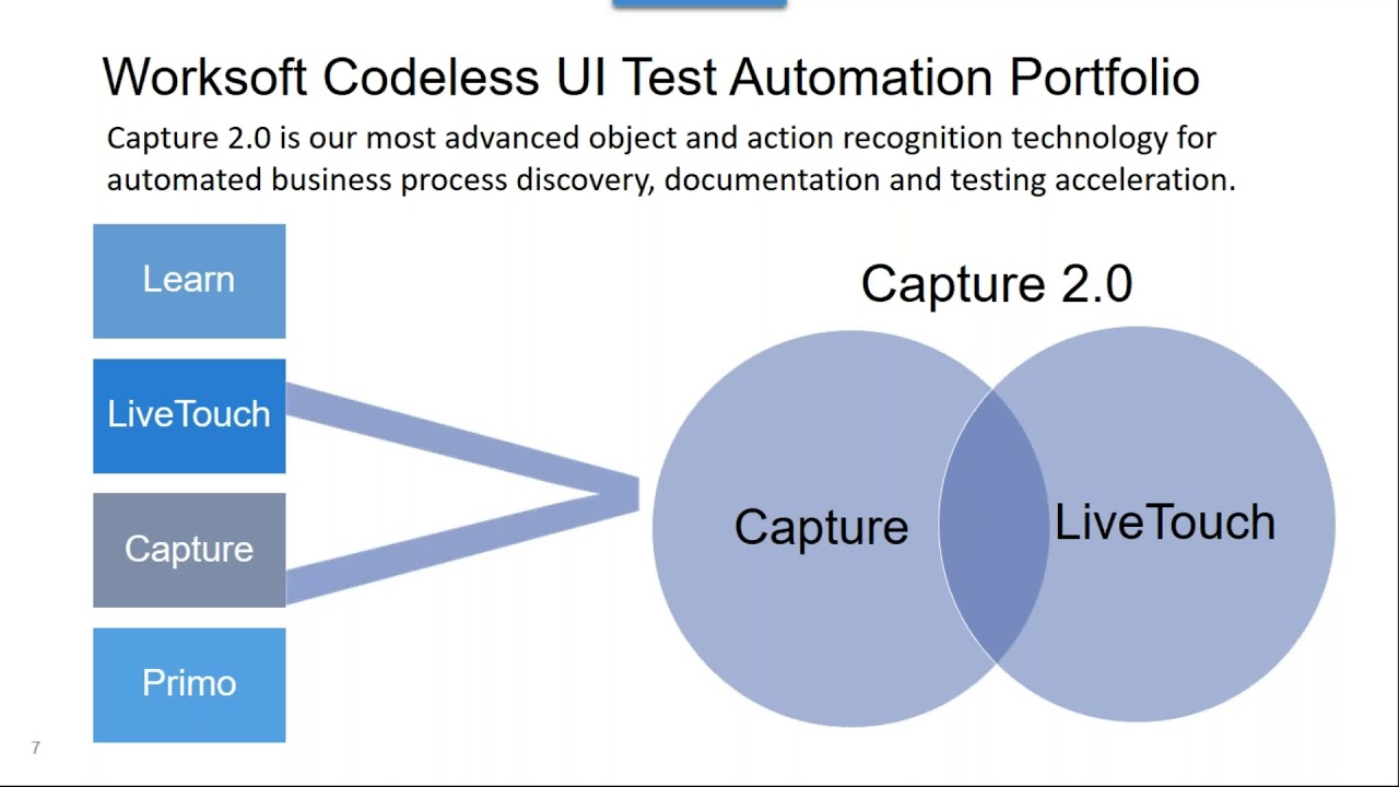 Advanced Codeless UI Test Automation: Capture 2.0 - YouTube