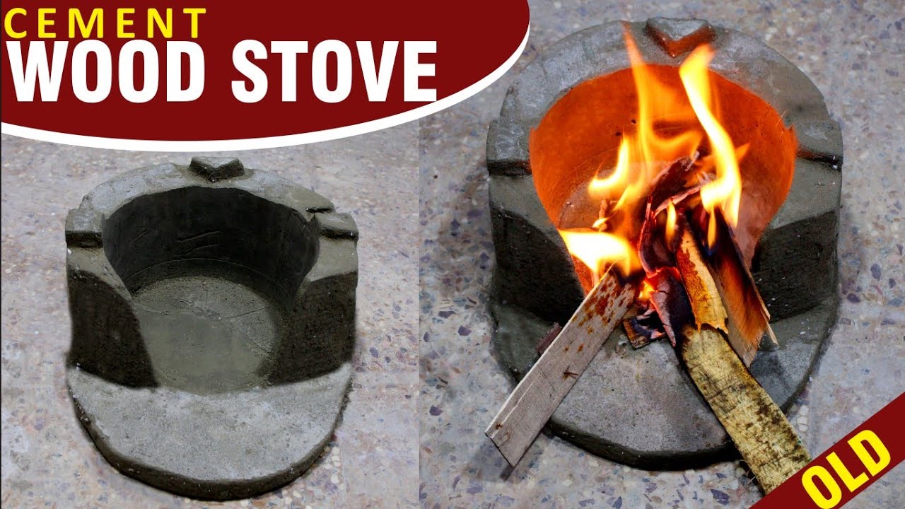 Diy Cement Stove - smoke free cement stove - How to make Cement Stove