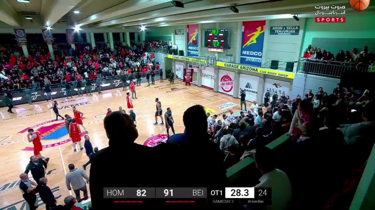 Lebanese Basketball Championship 2023-2024 || HOMENETMEN VS BEIRUT