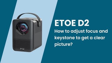 How to adjust focus and keystone to get a clear picture?