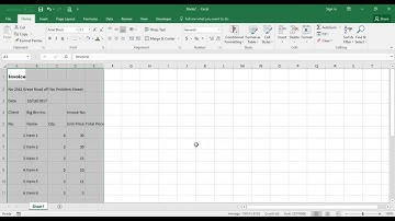 1  How To Create an Automated Invoice  Receipt   Excel 2016 Part 1   YouTube