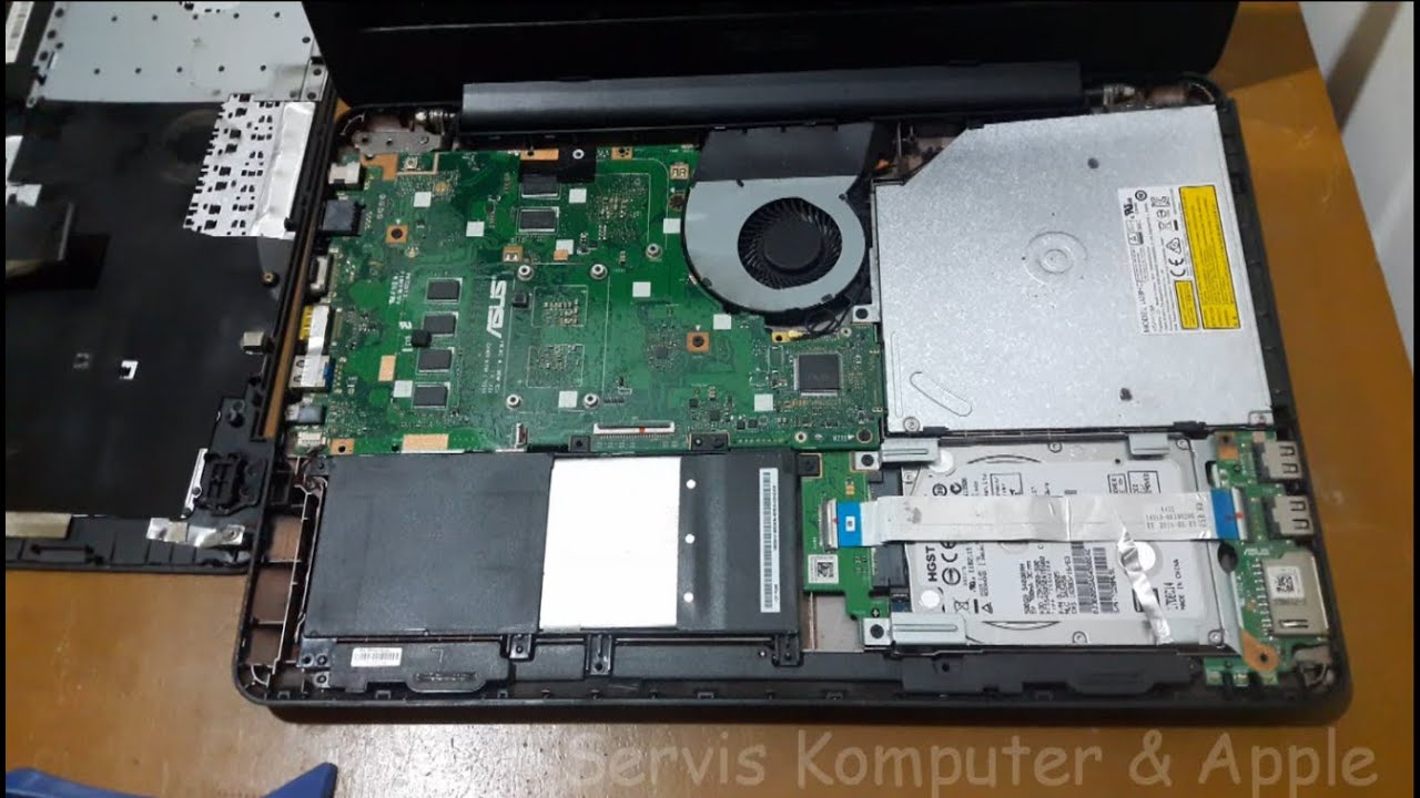 Asus A455LF-WX043D Tutorial Bongkar Pasang (Disassembly) RAM, Battery, HDD