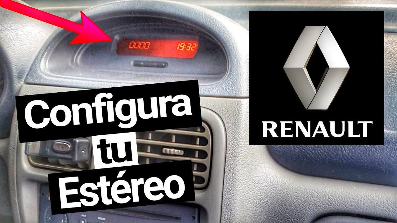 Esquema del cableado de renault megane 1. Año 2000. Radio cassette Philips.