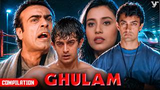 Aamir Khan's Best Iconic Performance in Tapori Style | Ghulam Movie Scenes Compilation