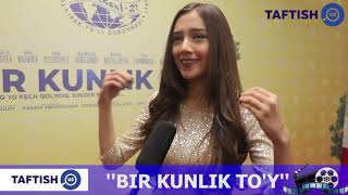 "BIR KUNLIK TO'Y" filmi premyera qilindi