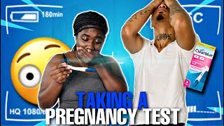TAKING A PREGNANCY TEST ON CAMERA(BABY #2 OMG!!!)