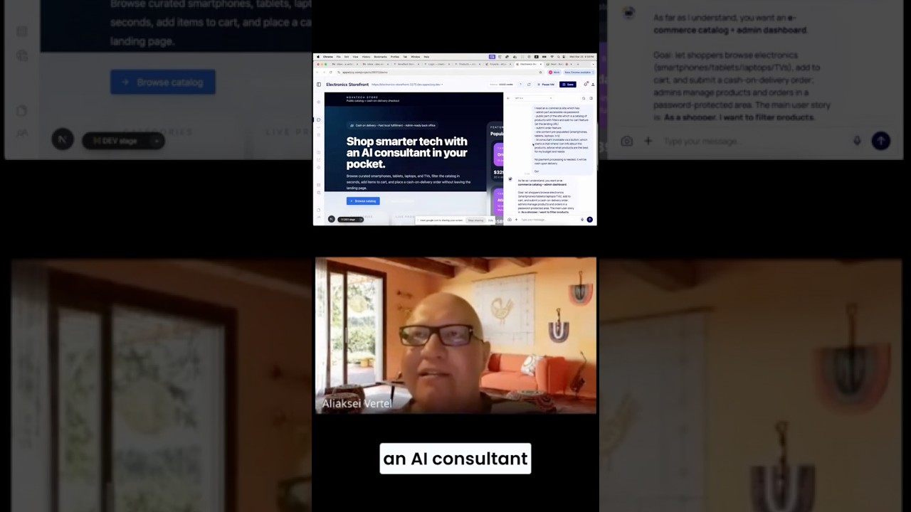We Built an AI-Powered Storefront from One Prompt 🤖