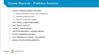 Predictive Analytics : Lecture 1   Introduction Profile