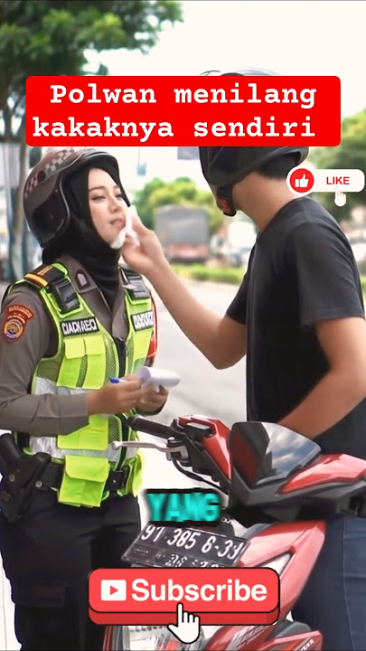 A female police officer has the heart to ticket her own older brother