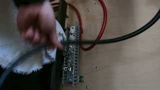 Wiring the Solar Inverter and Starting on Panel! #electric #solar #solarpower