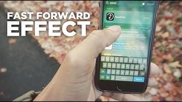 Fast Forward Music Video Effect