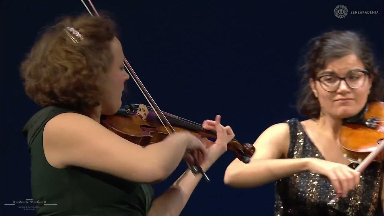 Bartók World Competition 2021 for string quartets Preliminary 1