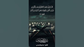 سورة يوسف | Yūsuf | آية 10 | الشيخ وديع اليمني