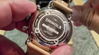 Shinola Canfield Chronograph-Designed with the Willard Program!