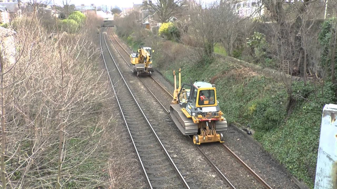 Road Rail Vehicles on a jolly! Dundee to Monifieth - Feb 2014