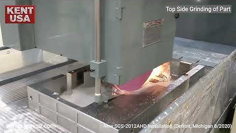 Kent USA SGS-2012AHD Double Column Surface Grinder Walk Around