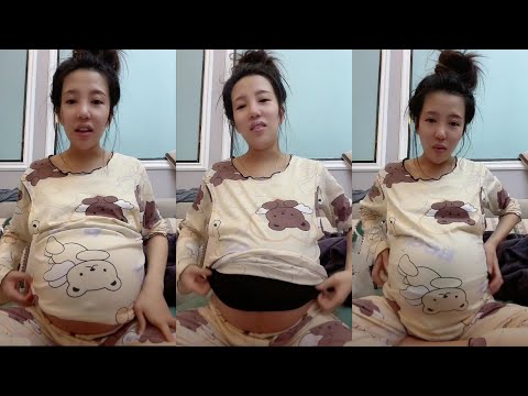 39 week pregnant asian mom