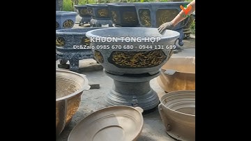 Khuôn chậu tròn rồng xoay giá rẻ - Khuôn Tổng Hợp