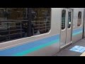 ＪＲ大糸線神城駅　ホームへ普通電車が到着 の動画、YouTube動画。