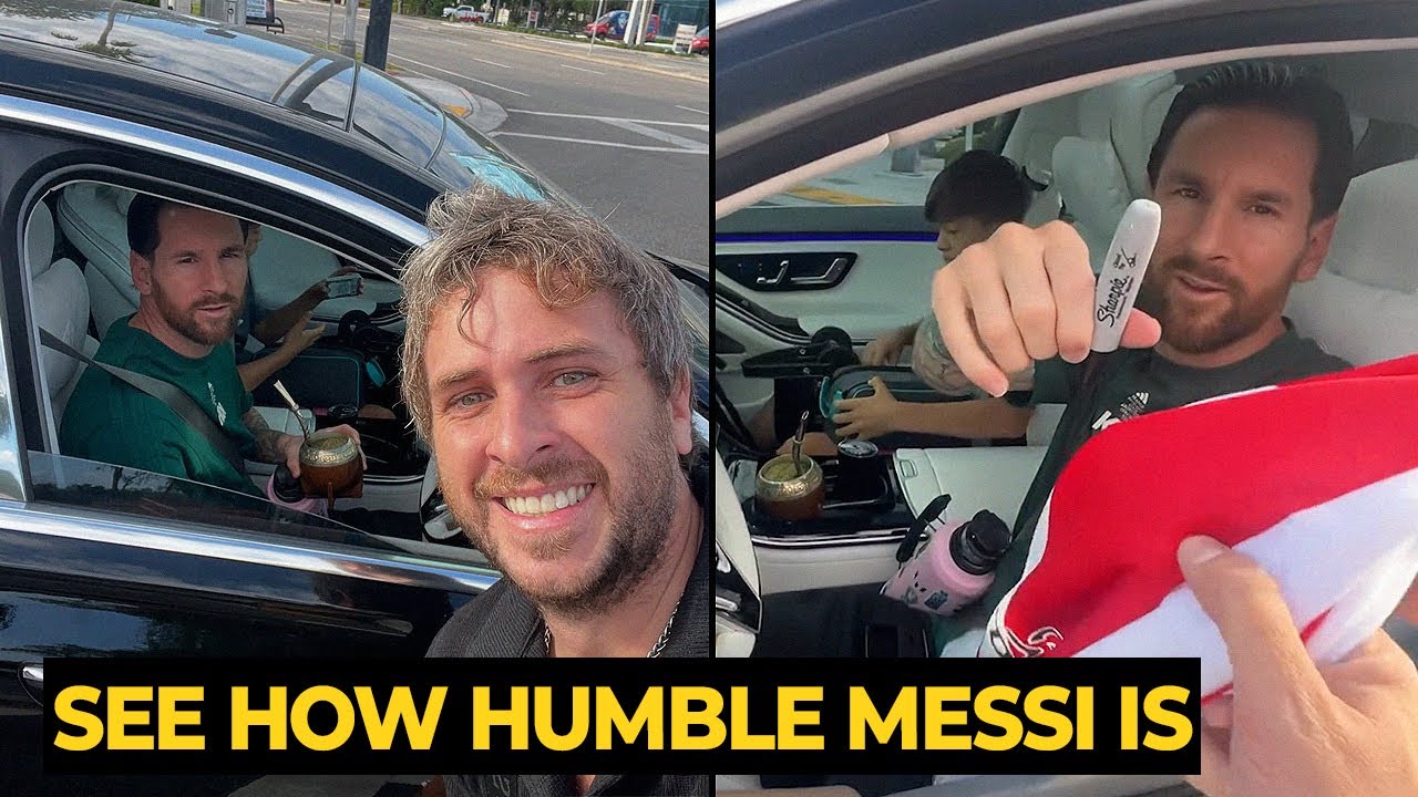 Messi fan shared a moment on the street that showed Messi’s humility ...