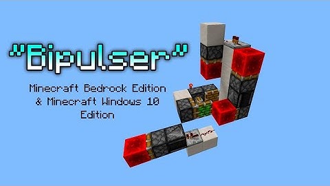 [ Bipulser ] Double Pulse Repeater Alternately | Redstone Concept