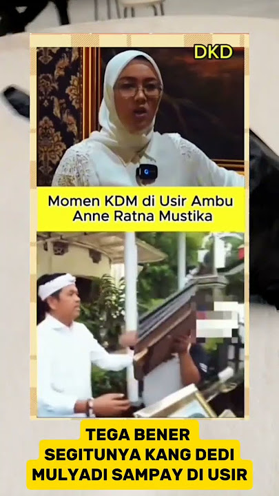 Momen KDM di Usir Ambu Anne Ratna Mustika #trending #videoviral #kangdedimulyadi