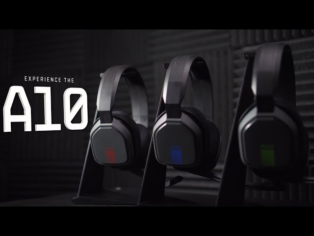 Headset Manufacturer Astro Debuts ASTRO A10 Gaming Headset Grey & Red