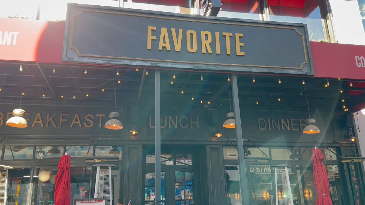 【Las Vegas】39.95 Bloody Mary ! Favorite Bistro at The Linq Promenade