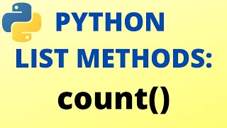 Python count() List Method TUTORIAL