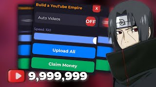 Build a YouTube Empire Roblox Script | (Infinite Money Op Features)