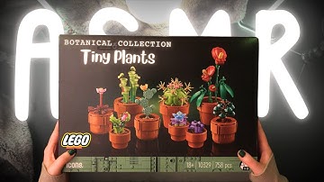 ASMR Lego Tiny Plants Full Build 1hr+ (no talking) | Botanical Collection