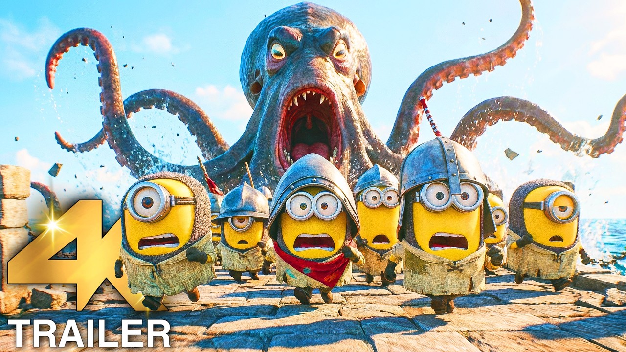 MINIONS AND MONSTERS Trailer Super Bowl (4K ULTRA HD) 2026 | MINIONS 3