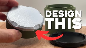 How to Design this 3D Printable Twist Lock Container in Fusion 360