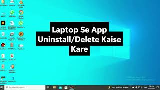 Laptop Me App Delete Kaise Kare | Laptop Se App Uninstall Kaise Kare | how to uninstall laptop app