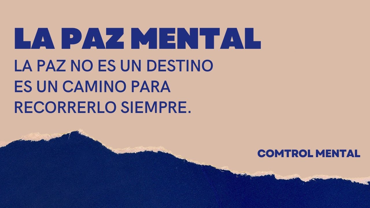 LA PAZ ES UN CAMINO QUE SE DEBE RECORRER TODOS LOS DIAS - YouTube