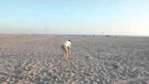 David Beckham Free kick on the Beach