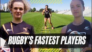 World’s FASTEST players! | Ultimate Rugby Challenge ft. Stacey Fluhler and Ellie Kildunne