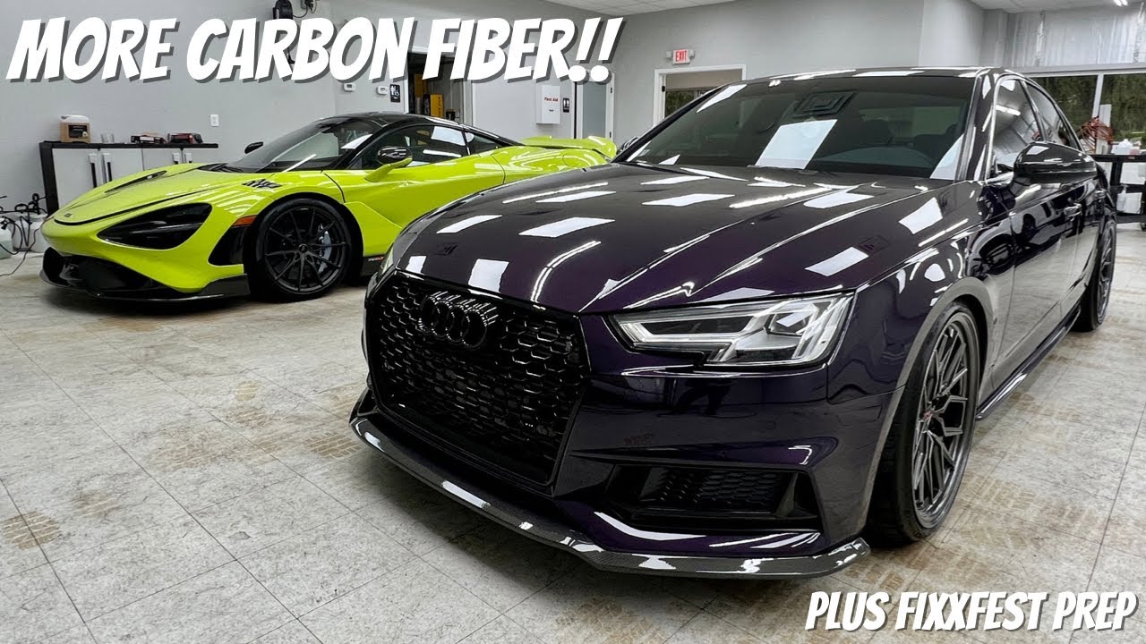 B9 S4 - Carbon Imports Diffuser Install - Fixxfest Prep - YouTube
