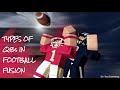 Types of QBs in Football Fusion