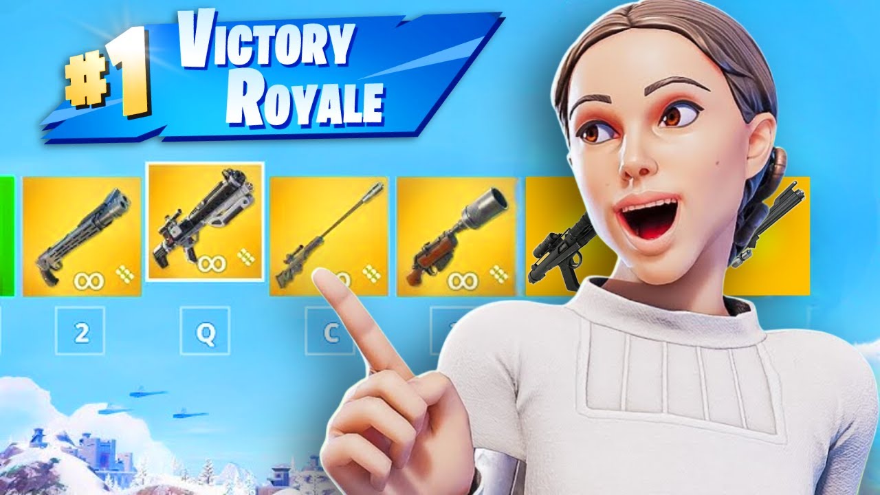 JDU SI PRO *PRVNÍ* WIN VE FORTNITE STAR WARS🛰️👑