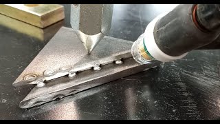 The FASTEST WAY to tack weld Aluminum and Steel with a tig welder  -  DIY Auto Restoration